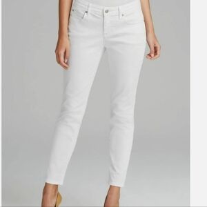 Eileen Fisher Women White Organic cotton Skinny Jeans plus size 14